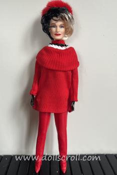 Mattel - Barbie - Great Villains - 101 Dalmatians - Cruella De Vil - Ruthless in Red - Doll